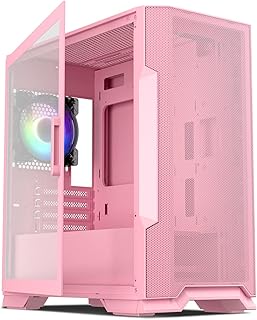 Vetroo m03 boîtier d'ordinateur compact micro atx mini itx tout rose boîtier pc de jeu arrière 120 mm ventilateur rvb adressable ouverture de porte pré-installée panneau latéral en verre trempé et panneau avant en maille. Avec une offre impressionnante de plus de 300000 références, DIAYTAR COTE D'IVOIRE est la boutique en ligne la plus complète en Cote d'Ivoire. Les clients peuvent choisir parmi une multitude de catégories et trouver les produits qui répondent à leurs besoins et à leurs attentes. DIAYTAR COTE D'IVOIRE est le leader du commerce électronique en Cote d'Ivoire et continue de se développer pour offrir la meilleure expérience d'achat en ligne.