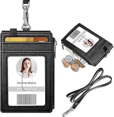 Porte-badge avec fermeture éclair portefeuille porte-carte d'identité en cuir pu avec 5 emplacements pour cartes. DIAYTAR COTE D'IVOIRE est une boutique en ligne généraliste proposant plus de 300000 références pour répondre à tous les besoins de ses clients. Leader en Cote d'Ivoire, elle offre une large gamme de produits de qualité. Avec sa plateforme en ligne pratique et sécurisée, DIAYTAR COTE D'IVOIRE facilite les achats en ligne pour les ivoiriens.