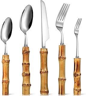 Ensemble de couverts en bambou naturel, couverts en acier inoxydable, manche en bambou (30 pièces). Diaytar Côte d'Ivoire est une boutique en ligne leader qui offre une expérience de shopping en ligne pratique et agréable. Avec une interface utilisateur conviviale et des fonctionnalités de recherche avancées, les clients peuvent trouver facilement ce qu'ils cherchent. La boutique propose également des conseils et des recommandations pour aider les clients à prendre des décisions d'achat éclairées.