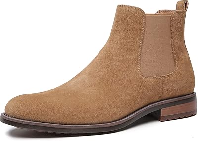 Bottes chelsea marron jordi gigo pour hommes - bottes hautes décontractées à enfiler