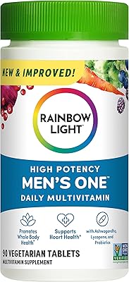 One vitamins for men de rainbow light - haute puissance avec vitamines c