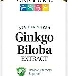 Capsules d'extrait de ginkgo biloba du 21e siècle, 200 capsules végétariennes standardisées