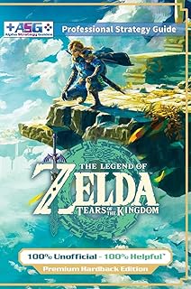 Livre de guide stratégique the legend of zelda tears of the kingdom