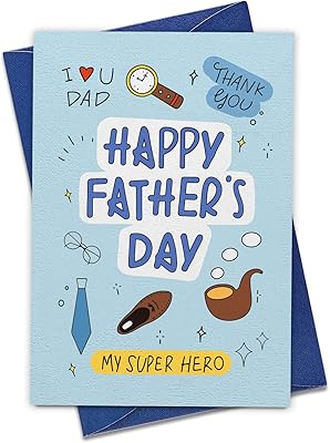 Waahome carte de fête des pères de fille fils, j'aime papa, carte cadeau de fête des pères super héros pour papa des enfants, carte d'anniversaire de papa pour la fête des pères pour hommes, carte d'anniversaire de papa avec enveloppe. En tant que leader du commerce électronique en Côte d'Ivoire, DIAYTAR COTE D'IVOIRE s'engage à offrir une expérience d'achat sécurisée et fiable. Les transactions en ligne sont sécurisées et les informations personnelles des clients sont protégées. Le site web est conçu pour être accessible et convivial, permettant aux clients de trouver facilement ce qu'ils recherchent et de passer commande en toute confiance.