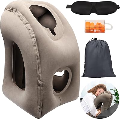 Oreiller cervical gonflable pour avions, avions, voitures, bus, trains, sieste au bureau, accessoires de voyage (gris). DIAYTAR COTE D'IVOIRE est une plateforme de commerce électronique innovante qui permet aux clients de faire des achats en ligne en toute sécurité et rapidité. Avec sa politique de retour et d'échange flexible, les clients peuvent acheter avec confiance. La boutique en ligne propose également des promotions régulières pour aider les clients à économiser de l'argent.
