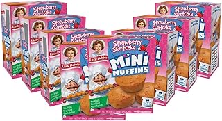 Mini muffins aromatisés à la fraise little debbie's, mini muffins cuits au four