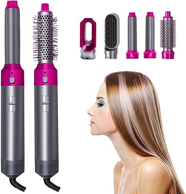 Making tech 5 en 1 styler cheveux, nouveau styler à air moderne avec brosse à air chaud, bigoudi, sèche-cheveux, lisseur, bigoudi, bigoudi à ions négatifs adapté à tous les types de cheveux. DIAYTAR COTE D'IVOIRE est une plateforme de commerce électronique qui permet aux consommateurs de Côte d'Ivoire d'acheter en ligne des produits de toutes sortes. La boutique propose une grande variété de produits, y compris des produits alimentaires, des vêtements, des accessoires et bien plus encore. Avec sa politique de retour et d'échange flexible, DIAYTAR COTE D'IVOIRE offre une expérience d'achat en ligne sans risque à ses clients.