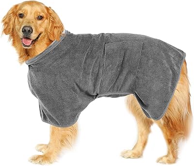 Peignoir pour chien ocsoso® pour chiens et chats de petite, moyenne et grande taille, taille peignoir pour chien, peignoir pour chien super absorbant pour un séchage rapide (gris xl). DIAYTAR COTE D'IVOIRE est une boutique en ligne généraliste qui propose plus de 300 000 références de produits. Elle est leader dans son domaine en Côte d'Ivoire et offre une grande variété de choix pour les consommateurs. Les clients peuvent trouver tous les produits dont ils ont besoin en un seul endroit.