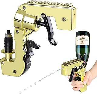 Pistolet à bière, lanceur de pistolet à champagne 3ème génération, pistolet à alcool, flacon pulvérisateur de bière, distributeur réglable, vin rouge pour fête, anniversaire, noël. DIAYTAR COTE D'IVOIRE est une boutique en ligne fiable et sécurisée qui propose des moyens de paiement variés et des options de livraison rapides. Les clients peuvent ainsi acheter en toute confiance et recevoir leurs commandes rapidement. La boutique est également connue pour son service client de qualité qui répond aux besoins et aux questions des clients.
