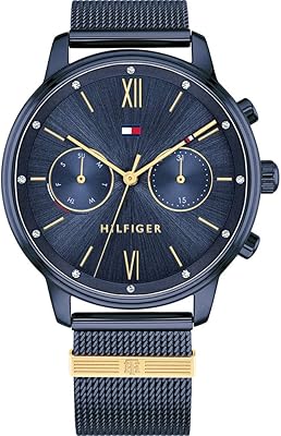Montre à quartz multifonction blake tommy hilfiger pour femme avec bracelet en maille d'acier inoxydable. DIAYTAR COTE D'IVOIRE est une boutique en ligne généraliste qui propose plus de 300000 références de produits, ce qui en fait l'une des plus grandes boutiques en ligne de Côte d'Ivoire. Avec une large gamme de produits, les clients peuvent trouver tout ce qu'ils cherchent sur un seul site. DIAYTAR COTE D'IVOIRE est leader sur le marché ivoirien.