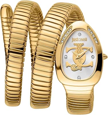 Signature snake serpente glam evo 5 dual - montre-bracelet à quartz tendance pour femme, bracelet et boîtier en acier inoxydable enroulable et affichage analogique flexible. Chez DIAYTAR COTE D'IVOIRE, les clients peuvent trouver tout ce dont ils ont besoin en un seul endroit. La boutique en ligne met en avant plus de 300 000 références pour une expérience d'achat unique et pratique.