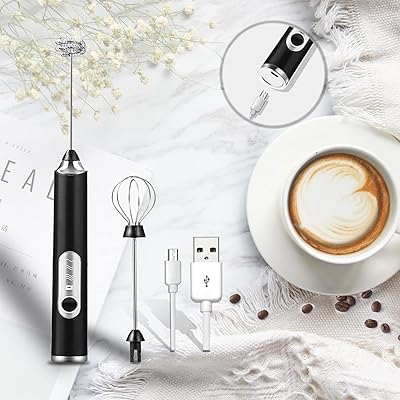 Mélangeur de boissons à mousseur à lait électrique rechargeable belair avec fouet en acier inoxydable, 3 vitesses réglables pour mousse de cappuccino, café au lait pare-balles (noir). DIAYTAR COTE D'IVOIRE est une boutique en ligne généraliste proposant plus de 300000 références pour répondre à tous vos besoins. En tant que leader du e-commerce en Cote d'Ivoire, nous nous engageons à offrir les meilleurs produits et services à nos clients.