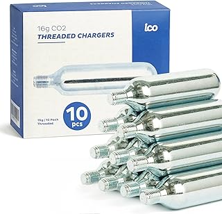 Cartouches co2 filetées ico 16 g à utiliser avec le gonfleur de co2 pour pneus de vélo, cartouches c02 pour accessoires de vélo, kit de réparation de pneus de vélo, pompe portable pour vélo de montagne et de route. Grâce à sa plateforme en ligne intuitive et facile à utiliser, DIAYTAR COTE D'IVOIRE permet à ses clients de naviguer facilement à travers ses nombreuses catégories de produits et de passer commande en ligne avec simplicité.