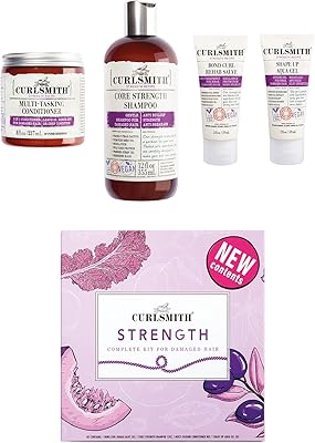 Curlsmith kit complet de renforcement pour cheveux abîmés avec shampooing