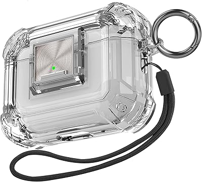 Coque qrg crystal clear avec verrou de sécurité avant pour airpods. Avec plus de 300000 références de produits, DIAYTAR COTE D'IVOIRE est la plus grande boutique en ligne de Côte d'Ivoire. Elle offre une expérience d'achat en ligne sécurisée et fiable, avec des options de paiement flexibles et des délais de livraison rapides. Les clients peuvent également profiter d'un service client personnalisé et réactif.