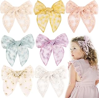 7 gros nœuds pour cheveux pour filles, pinces crocodile techniques de fabrication neutre faites à la main pour filles, accessoires pour cheveux pour petites filles, enfants et adolescentes. DIAYTAR COTE D'IVOIRE est une boutique en ligne qui offre une expérience d'achat unique et pratique. Avec une offre qui comprend plus de 300000 produits, elle est la boutique leader en Côte d'Ivoire et répond aux besoins de ses clients. Elle propose des produits de différentes catégories pour répondre aux besoins de tous.