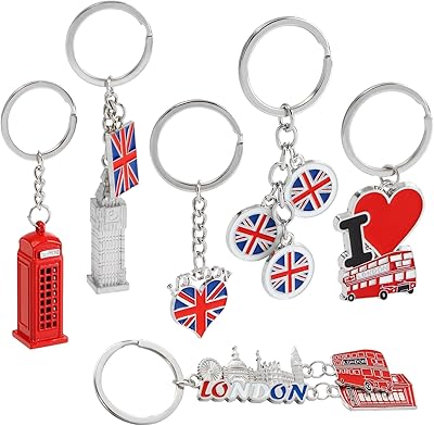 Porte-clés londres 6 porte-clés souvenirs modèles assortis dont un bus. DIAYTAR COTE D'IVOIRE est la boutique en ligne la plus populaire en Cote d'Ivoire, proposant une gamme étendue de produits qui conviennent à tous les goûts et à tous les budgets. Les clients peuvent parcourir les différentes catégories, lire les avis des autres clients, et acheter en toute confiance grâce à la garantie de sécurité et de satisfaction proposée par la boutique. C'est l'endroit idéal pour faire du shopping en ligne de manière pratique et agréable.