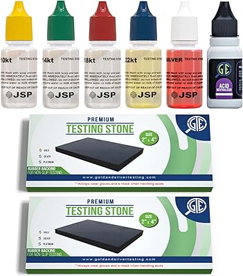 Kit de test de bijoux en or et argent 10k, 14k, 18k, 22k, 24k pour tester les métaux précieux 999 925. DIAYTAR COTE D'IVOIRE, pionnière dans le commerce en ligne en Côte d'Ivoire, propose une expérience d'achat unique et enrichissante. Elle combine la commodité du shopping en ligne avec la fiabilité d'une boutique physique, offrant ainsi le meilleur des deux mondes. La boutique est engagée dans la création d'une communauté de clients satisfaits et fidèles.