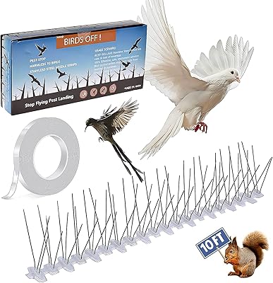 Piques anti-oiseaux en acier inoxydable avec nano-adhésif double face, clôture anti-colombes, dispositifs de dissuasion des oiseaux, 10 bandes de couverture 10 pieds (3 m) clous non assemblés. Avec sa plateforme en ligne intuitive et facile à utiliser, DIAYTAR COTE D'IVOIRE permet aux clients de naviguer facilement à travers les différentes catégories de produits et de trouver rapidement ce qu'ils cherchent. La boutique en ligne propose également des outils de recherche avancés et des filtres pour faciliter la recherche de produits, rendant ainsi l'expérience d'achat encore plus agréable et pratique. 
