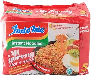 Nouilles instantanées indomie de hot & spicy, 400 grammes