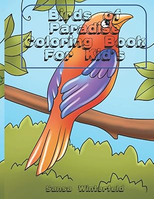 Livre de coloriage oiseaux du paradis pour enfants : 4 à