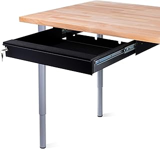 Plateau pour ordinateur portable bean elcome sous le bureau, verrouillable pour ordinateurs portables