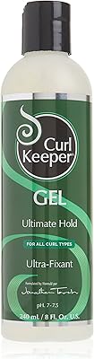 Curly hair solutions - gel anti-frisottis curl keeper ultra hold (8 oz/240 ml)