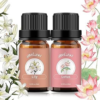 Coffret d'huiles essentielles biologiques 100 % pures ethos lotus lily pour diffuseur