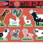 Melissa & doug 10726 puzzle sons d'animaux de la ferme |