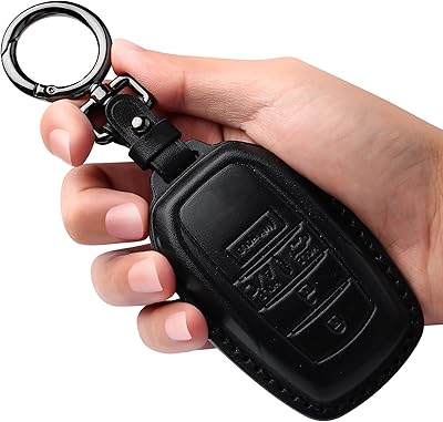 Tukellen pour porte-clés toyota en cuir, avec porte-clés compatible avec land cruiserer, venza