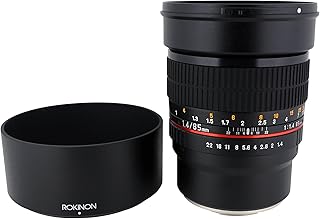 Objectif fixe rokinon 85m-e 85 mm f1.4 pour sony waymount et autres appareils