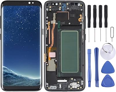 Pièce de rechange ecico écran lcd oled pour samsung galaxy s8 sm-g950 numériseur