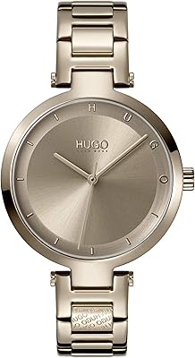 Montre à quartz de la collection hope hugo boss pour femme avec bracelet en acier inoxydable plaqué ionium beige et or, 8 (modèle : 1540077). DIAYTAR COTE D'IVOIRE, leader du commerce électronique en Côte d'Ivoire, propose une multitude de produits avec plus de 300 000 références. La boutique en ligne généraliste offre une large gamme de produits allant de l'électronique aux vêtements, en passant par les produits alimentaires. C'est la destination idéale pour les consommateurs ivoiriens à la recherche de produits de qualité à des prix compétitifs.