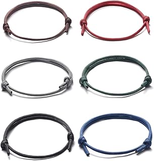 Jika 6 pièces bracelets en corde tressée à la main avec corde réglable pour hommes. En tant que boutique en ligne leader, DIAYTAR COTE D'IVOIRE assure la satisfaction de ses clients grâce à une offre constamment mise à jour et une livraison efficace. La boutique propose des produits dans diverses catégories, répondant ainsi aux besoins variés de sa clientèle. Le grand nombre de références disponible facilite la recherche et le choix des produits par les clients.