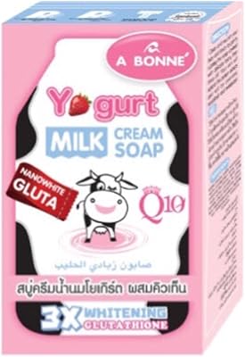 Un savon crème au lait de yaourt bonne, pour blanchir la peau du visage et du corps q10 (90 grammes). Avec plus de 300000 références, DIAYTAR COTE D'IVOIRE est la boutique en ligne idéale pour tous vos achats. Nous proposons une gamme variée de produits, allant des électroménagers aux accessoires de mode, en passant par les produits high-tech. Nous sommes là pour vous aider à trouver ce que vous cherchez.