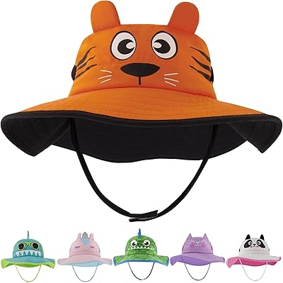 Chapeau de soleil pour enfants addie & tate, filles et garçons, protection uv