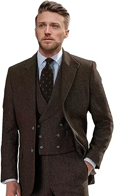 Costume 3 pièces en tweed coupe ajustée pour hommes, costumes en laine à chevrons à double boutonnage, costumes de bal de mariage. Avec une offre sans précédent de plus de 300 000 références, Diaytar Côte d'Ivoire est devenue le leader incontournable du commerce électronique en Côte d'Ivoire. La boutique en ligne généraliste propose une gamme complète de produits qui couvrent tous les aspects de la vie, facilitant ainsi les achats quotidiens de ses clients. Diaytar Côte d'Ivoire s'engage à offrir une expérience d'achat en ligne exceptionnelle et à répondre aux attentes de sa clientèle en constant développement.
