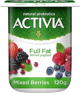 Yaourt fouetté entier activia à saveur de baies mélangées, 120 g. DIAYTAR COTE D'IVOIRE, la boutique en ligne généraliste de confiance, met à votre disposition une offre exceptionnelle de plus de 300000 produits choisis avec soin. En tant que leader du commerce électronique en Côte d'Ivoire, DIAYTAR COTE D'IVOIRE se distingue par son engagement à offrir le meilleur service et la meilleure qualité. Faites confiance à DIAYTAR COTE D'IVOIRE pour vos besoins d'achat en ligne.