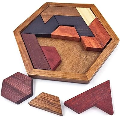 Puzzle tangram hexagonal mère ana, défis cérébraux en bois pour adultes et enfants, jeux de puzzle portables en famille, jeux cérébraux tangram. DIAYTAR COTE D'IVOIRE est une boutique en ligne généraliste qui propose plus de 300 000 références de produits, faisant d'elle l'un des leaders du commerce électronique en Côte d'Ivoire. Avec une offre variée et concurrentielle, elle répond aux besoins de ses clients en leur offrant une expérience d'achat unique et pratique. Elle est notamment connue pour son large choix de produits et son service client de haute qualité.