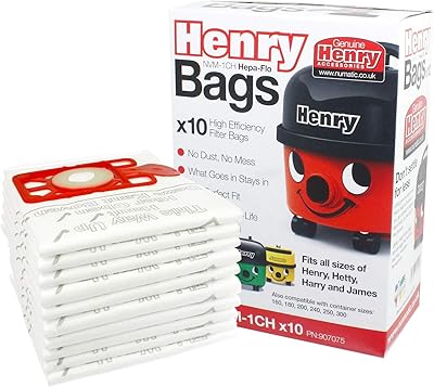 Sacs filtrants pour aspirateur henry nvm-1ch hepa-flo (10 pièces). DIAYTAR COTE D'IVOIRE se positionne comme la référence pour les achats en ligne en Côte d'Ivoire, offrant une expérience d'achat sécurisée et des possibilités de livraison rapide. La boutique généraliste répond ainsi aux attentes d'une clientèle exigeante.