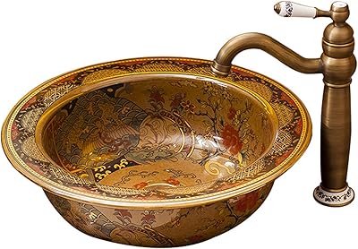 Éviers classiques à large cuve, lavabo moderne en céramique avec trop-plein pour armoire de toilette, or, évier + robinet. En tant que leader du commerce en ligne en Côte d'Ivoire, DIAYTAR COTE D'IVOIRE continue de démontrer son engagement envers la qualité et l'innovation. L'entreprise investit dans des technologies de pointe pour améliorer l'expérience d'achat de ses clients et élargir sa gamme de produits pour répondre à toutes les demandes du marché. Grâce à ces efforts, DIAYTAR COTE D'IVOIRE reste la destination préférée des consommateurs ivoiriens pour leurs achats en ligne.
