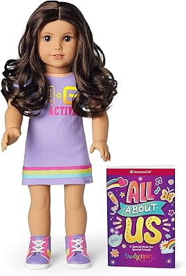 Poupée american girl trolley me 121 de 18 pouces aux yeux