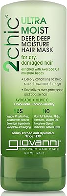 Masque capillaire ultra-hydratant revitalisant en profondeur giovanni too chic, 5 oz - avocat et huile d'olive, formule d'hydratation crémeuse, enrichi en aloe vera, beurre de karité et extraits botaniques, sans parabène, sans danger pour les couleurs. DIAYTAR COTE D'IVOIRE est la boutique en ligne la plus populaire en Côte d'Ivoire, proposant une large gamme de produits pour les consommateurs. Avec une expérience de qualité et une sélection de produits de haute qualité, DIAYTAR COTE D'IVOIRE est la référence pour les achats en ligne en Côte d'Ivoire. Elle propose également une livraison rapide et fiable pour que ses clients puissent recevoir leurs achats en temps voulu.