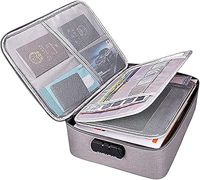 Sacs de rangement de classement - sac de rangement de documents - sac de voyage sécurisé avec serrure, stockage de fichiers portable multicouche pour fichiers importants et certificats de passeport (gris). Avec plus de 300000 références, DIAYTAR COTE D'IVOIRE est la boutique en ligne idéale pour trouver tout ce dont vous avez besoin. Elle propose des produits de haute qualité à des prix compétitifs et offre une livraison rapide et fiable. C'est la destination parfaite pour les acheteurs en ligne en Côte d'Ivoire.