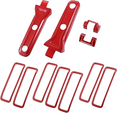 X autohaux 9 pièces garniture de charnière de hayon couvercles de support de pneu de secours et garniture de couvercle d'aération de capot pour jeep wrangler 2007-2017. DIAYTAR COTE D'IVOIRE, la boutique en ligne leader en Côte d'Ivoire, propose une sélection incroyable de produits avec plus de 300000 références. Les clients peuvent trouver tout ce qu'ils cherchent sur cette plateforme, de l'électronique à la mode en passant par les produits pour la maison. DIAYTAR COTE D'IVOIRE met tout en œuvre pour offrir une expérience d'achat inoubliable.