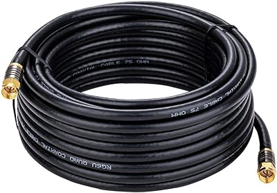 Cables direct online câble coaxial rg6 de 75 pieds, câble coaxial avec extrémité coaxiale f et rallonge bnc pour antenne satellite et tv. DIAYTAR COTE D'IVOIRE est une boutique en ligne généraliste qui propose plus de 300 000 références de produits divers, répondant ainsi aux besoins de ses clients. Avec une large gamme de produits, cette boutique en ligne est devenue une référence en Côte d'Ivoire. Elle offre une expérience d'achat en ligne pratique et sécurisée.