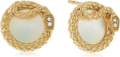 Boucles d'oreilles dorées pour femmes de just cavalli, jcer01052200, acier inoxydable, zircon cubique