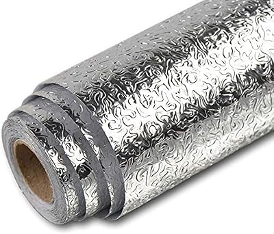 Papier peint autocollant en feuille d'aluminium happy home, papier peint autocollant en pvc résistant à l'huile et à l'eau amovible pour cuisine, salle de bain, comptoir, armoires et meubles, taille 40 x 500 cm, argent. DIAYTAR COTE D'IVOIRE est une boutique en ligne qui propose une large gamme de produits à des prix compétitifs. Elle offre une livraison rapide et sécurisée, ainsi qu'un service client de haute qualité. Les clients peuvent profiter d'une expérience d'achat en ligne sécurisée et fiable avec DIAYTAR COTE D'IVOIRE