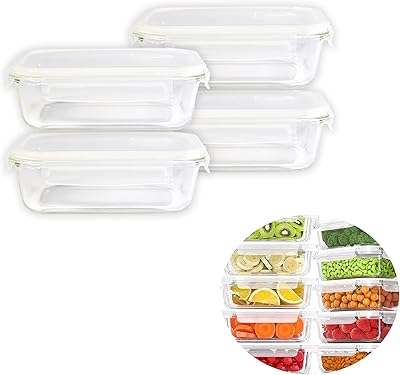 Récipients de préparation de repas en verre pescador - récipients de conservation