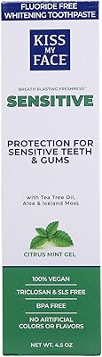 Dentifrice en gel kiss my face extra, sensible, sans fluorure 1 paquet 1 paquet. DIAYTAR COTE D'IVOIRE est le partenaire idéal pour faire des achats en ligne en Côte d'Ivoire, avec une équipe dédiée à la satisfaction client. Elle propose une gamme exhaustive de produits pour tous les goûts et les besoins. La livraison rapide et fiable est assurée.